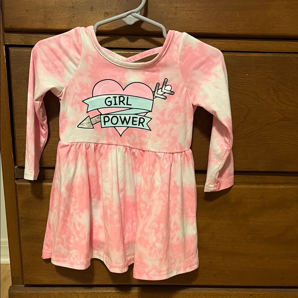 Freestyle Revolution Pink and White Tie-Dye Dress